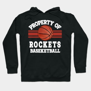 Proud Name Rockets Graphic Property Vintage Basketball Hoodie